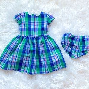 Ralph Lauren Toddler Tartan Plaid Dress